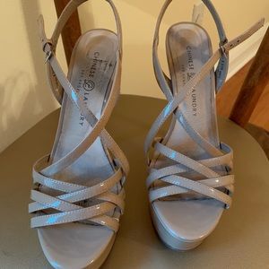 Chinese Laundry Tippy Tops Nude 8.5